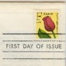 Flower F Stamp FDI First Day Issue
