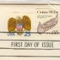 Canoe 1800s 5 cent Stamp Coil FDI SC 2453 First Day Issue