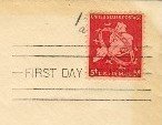 New York Air Mail 5 cent Stamp FDI SC C38 First Day of Issue