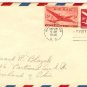 DC 4 Skymaster Air Mail 5 cent Stamp Envelope FDI SC C32 First Day of Issue