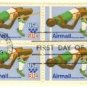 High Jumper 1980 Olympics 31 cent Stamp Block of 4 FDI SC C97 First Day Issue