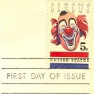 Circus 5 cent Stamp FDI SC 1309 First Day Issue