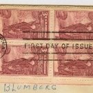 Anniversary Pennsylvania Academy Fine Arts 3 cent Block 4 Plate Number FDI SC 1064 First Day Issue