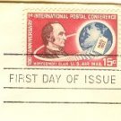 Montgomery Blair Air Mail 15 cent Stamp FDI SC C66 First Day Issue