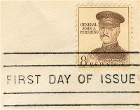 General John J Pershing 8 cent Stamp FDI SC 1042A First Day Issue