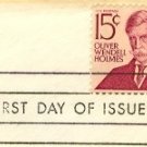 Oliver Wendell Holmes 15 cent Stamp Prominent Americans Issue FDI SC 1288 First Day Issue