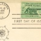 Fort Sumter 4 cent Stamp Civil War Centennial Issue FDI SC 1178 First Day Issue