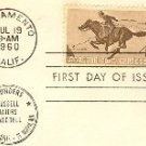 Pony Express 4 cent Stamp FDI SC 1154 First Day Issue