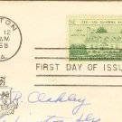 Gunston Hall 3 cent Stamp Home George Mason FDI SC 1108 First Day Issue