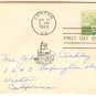 Gunston Hall 3 cent Stamp Home George Mason FDI SC 1108 First Day Issue