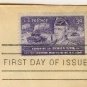 General George S Patton 3 cent Stamp FDI SC 1026 First Day of Issue