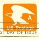 Orange Eagle A Stamped Envelope FDI SC U580 First Day Issue