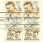 25 cent Wiley Post Winnie Mae 25 cent Pressurized Suit Port Rail 2 pair FDI SC C96a First Day Issue