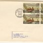 Winslow Homer 4 cent Stamp Block of 4 FDI SC 1207 First Day Issue