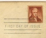 John Marshall 40 cent Stamp wetproofing FDI SC 1050 First Day Issue