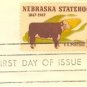 Nebraska Statehood 5 cent Stamp FDI SC 1328 First Day Issue