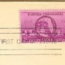 Florida Centennial 3 cent Stamp FDI SC 927 First Day of Issue
