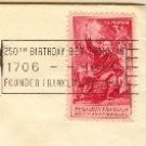 Benjamin Franklin 250th Birthday 3 cent Stamp FDI SC 1073 First Day Issue