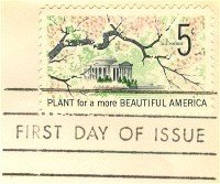 Beautification of America 5 cent Stamp FDI SC 1318 First Day Issue