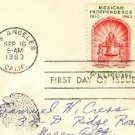Mexican Independence 4 cent Stamp FDI SC 1157 First Day Issue