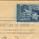 Texas Statehood 3 cent Stamp FDI SC 938 First Day of Issue