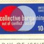 Collective Bargaining 10 cent Stamp FDI SC 1558 First Day Issue