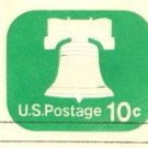 Emerald Liberty Bell 10 cent Envelope FDI SC U567 First Day Issue