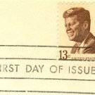 John F Kennedy Stamp 13 cent FDI SC 1287 First Day Issue
