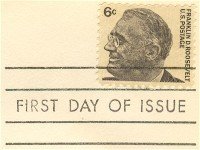 Franklin Roosevelt 6 cent Stamp FDI SC 1284 First Day Issue