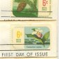 Botanical Congress Set of 4 Different 6 cent Stamps Douglas Fir Ocotillo FDI First Day Issue