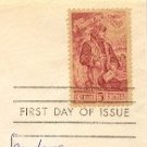 Danti Alighieri Stamp 5 cent FDI SC 1268 First Day Issue
