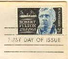 Robert Fulton Stamp 5 cent FDI SC 1270 First Day Issue
