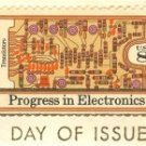 Transistors Printed Circuit Board 8 cent Progress in Electronics Issue FDI SC 1501 First Day Issue