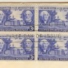 Washington and Lee University 3 cent Stamp Block of 4 FDI SC 982 First Day Issue