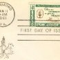 Patrick Henry 4 cent Stamp American Credo Issue FDI SC 1144 First Day Issue
