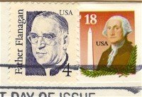 Father Flanagan 4 cent Stamp Great Americans Issue FDI SC 2171 First Day Issue