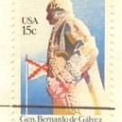 General Bernardo de Galvez 15 cent Stamp Bicentennial Issue FDI SC 1826 First Day Issue