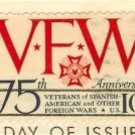 VFW Anniversary 10 cent Stamp Veterans of Foreign Wars FDI SC 1525 First Day Issue