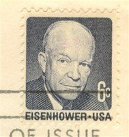 Dwight Eisenhower 6 cent stamp FDI SC 1393 First Day Issue