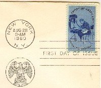 Employ the Handicapped 4 cent Stamp FDI SC 1155 First Day Issue