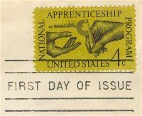 National Apprenticeship Program 4 cent Stamp FDI SC 1201 First Day