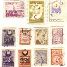 Turkey 11 stamps