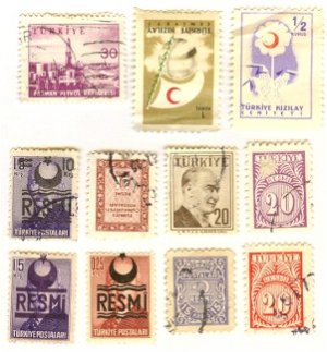Turkey 11 stamps
