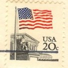 Flag Over Supreme Court 20 cent Stamp Flag Over Issue FDI SC 1894 First Day Issue