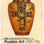 Hopi Pot Pueblo Art 13 cent stamp American Folk Art Issue FDI SC 1708 First Day Issue