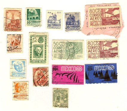 Mexico 12 Stamps Packet No 1518