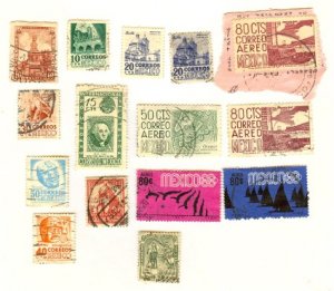 Mexico 12 Stamps Packet No 1518