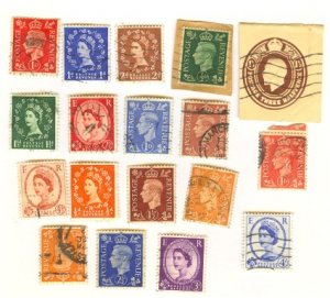 Great Britain Packet No 2503 with 18 stamps
