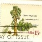 Giant Sequoia 15 cent Stamps American Trees Issue FDI SC 1764 First Day Issue