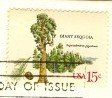 Giant Sequoia 15 cent Stamps American Trees Issue FDI SC 1764 First Day Issue
